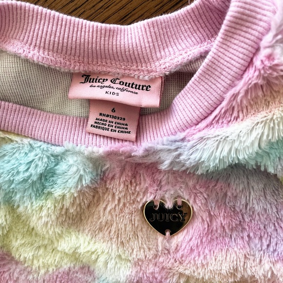 Juicy Couture Fuzzy Sweatshirt 👑 - Picture 2 of 3